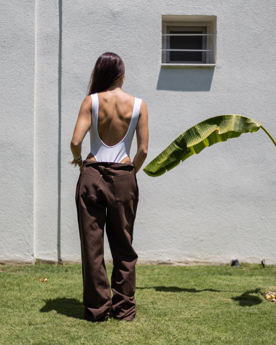 White Sava Bodysuit