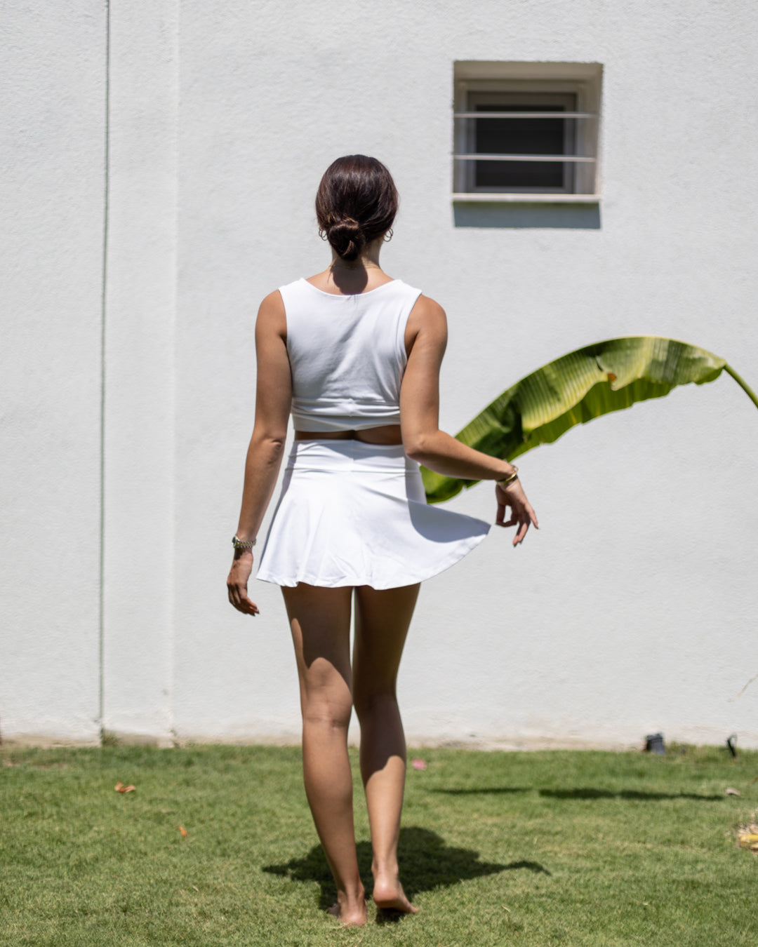 White' Lina Crop Top